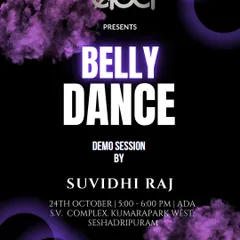 Get ready to move your hips! We are hosting a free Belly Dance demo session with Suvidhi Raj. It's the perfect opportunity to try this amazing dance style.