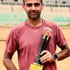 A huge congratulations to Maneesh Sharma on his win at the Excellence Cup. His passion and dedication prove that our adult tennis program delivers real results, no matter your age.