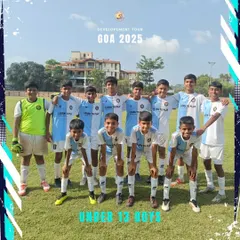 This is our Under 13 Boys squad, pictured before a challenging fixture during the Goa 2025 tour. These trips are designed to foster teamwork and independence, key life skills that extend far beyond the football pitch.