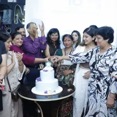 Cutting the cake to celebrate 18 years of Nutrikalp. I am filled with gratitude for my team and our extended family of clients who have made this journey extraordinary.