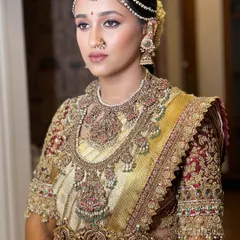 This is a perfect example of a classic, regal bridal portrait. You will learn the techniques to sculpt and define features, creating a look that is both powerful and graceful, fit for a queen on her wedding day.