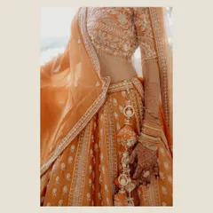 A duplicate of the beautiful lehenga detail shot, because some details are too good not to show twice.