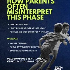 Parents often misinterpret this phase as slacking. Instead of stopping sports, the solution is to adjust training, focus on movement quality, and build long-term strength. Performance is not always linear.