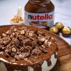 How much Ferrero is too much Ferrero? My Nutella Cheesecake is loaded with it, creating a delicious indulgence that will bring out your happy dance.