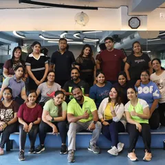 Let the enthusiasm and energy of the group be your fuel. A great photo of our fitness crew after a tough workout.