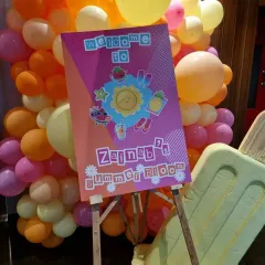 Welcome to Zainab's Summer Bloom party. We provide all-in-one birthday solutions, from amazing food to themed decor, to make your child's day unforgettable.