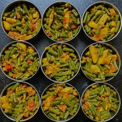 Simple, wholesome, and full of flavor, Aloo Beans Sabzi is the perfect comfort food for any day. It pairs wonderfully with soft rotis or steamed rice for a meal that warms the heart.