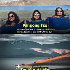 Pangong Tso or Tso Moriri? On my trips, you don't have to choose. We visit both of these stunning high-altitude lakes, each with its own unique blue hues and peaceful atmosphere.