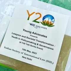 I attended the Y20 Talk Series event for young advocates on policymaking and governance. Staying engaged with the future of law helps me provide modern solutions to my clients.