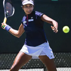 A series of action shots from my title run at the SoCal Pro Series. You can see the focus on technique in my forehand, preparation for a backhand, and the concentration required for every single point.