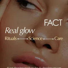 Real glow is not about how much you buy, it's about how you care. It is born from a combination of sacred rituals, proven science, and consistent attention.
