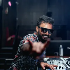 In my element during a Bollywood bash at Hydra. I love feeding off the crowd's energy and dropping the tracks that get everyone moving.