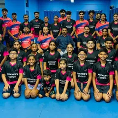We are more than just an academy; we are a team. This is a snapshot of our diverse group of paddlers, from young beginners to senior champions, all united by a passion for table tennis.