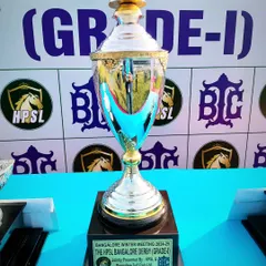 The HPSL Bangalore Derby trophy is a symbol of excellence and a centerpiece for brand visibility. Sponsoring a major race means your brand is at the heart of the celebration, sharing the spotlight during these moments of triumph.