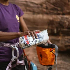 Good grips are essential! A huge thanks to Friction Labs for providing their Gorilla Grip Chalk to keep our hands dry on sweaty climbing days in Badami.