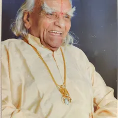 A portrait of Guruji on his 102nd birthday. His energy and vitality, even in his later years, were a direct result of his lifelong, disciplined yoga practice. He was living proof of its power.