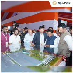 The Hon’ble Chief Minister of Odisha, Shri Mohan Charan Majhi, reviewing the model of our upcoming facility. His support underscores the importance of sustainable industrial growth for the nation.