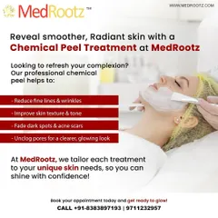 A professional chemical peel is designed to refresh your complexion by reducing fine lines, improving skin texture, fading dark spots, and unclogging pores. I tailor each treatment to your unique skin needs.