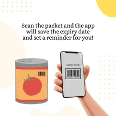 We guided the development of practical features, like this barcode scanner. The app saves the item's expiry date and sets a reminder, turning a complex problem into a simple, actionable solution for users.