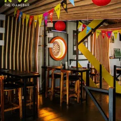 Lights, vibes, and unforgettable nights. Our decor, with its warm lighting and festive banners, sets the perfect mood.