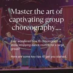 Here are some key tips for mastering the art of captivating group choreography. It all starts with a strong concept and understanding how to manage a large group of dancers on stage.