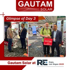 Connecting with partners and visitors on the final day of RE+ Las Vegas. It was a proud moment to represent one of India’s leading solar module manufacturers on this prestigious global platform.