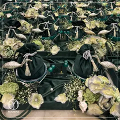 An army of elegance. This image shows a bulk order of my Heron Bowls, prepared as wedding favours. The display showcases my capability to handle large-scale orders without compromising on artistry or detail.