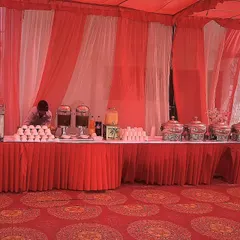 Festive vibes all around! Here is a catering setup for a corporate client's Holi celebration, featuring a colorful theme and a delicious spread to match the joyous occasion.