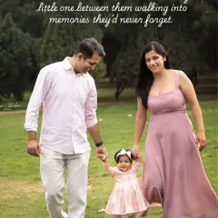 It all starts here. Two hands holding a little one, walking into a lifetime of memories. I love capturing these simple, unposed family moments during an outdoor first birthday shoot, where the connection feels as natural as the light.