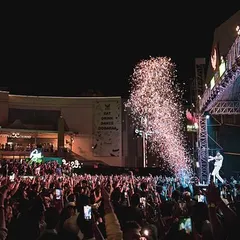 A massive confetti blast during King's 'New Life Tour' show. I make sure every performance has those explosive, picture-perfect moments.