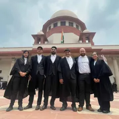 With my team at the Supreme Court, fighting for the future of around 900 dental doctors. We challenged an order that threatened their registration, and the Apex Court took cognizance, hinting at an equitable relief under Article 142 of the Constitution.