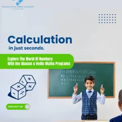Calculation in just seconds. We invite students to explore the world of numbers with our Abacus and Vedic Maths programs, designed for speed and mental agility.