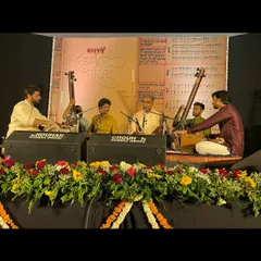 On stage in Indore, Madhya Pradesh, for the centenary celebrations of the legendary vocalist Pt. Kumar Gandharva.