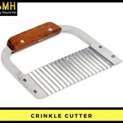 Add a decorative touch to your soap bars with this crinkle cutter. The wavy blade creates a beautiful, textured pattern, giving your handmade soaps a unique and professional look with one simple cut.