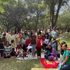 A large and lively group photo from our New Year celebration. The smiles and energy in this picture perfectly represent the joyful and welcoming spirit of Cubbon Tales.