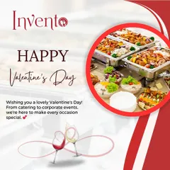 Wishing you a lovely Valentine's Day. From corporate events to romantic celebrations, I'm here to make every occasion special with my catering and decor services.