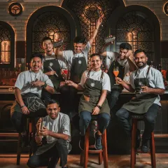 The crew that serves wonder. This is my team of bartenders, the architects of joy who bring energy, flair, and expertly crafted cocktails to every event.
