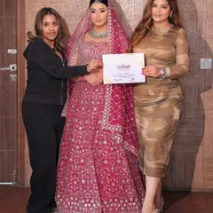 This is the goal. A proud student, a professional certificate in hand, and a stunning portfolio-ready model. My masterclass gives you all the tools you need to start your journey as a professional makeup artist.