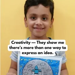 Art is a language with many dialects. This young creator's amazing ISRO rocket drawing shows that there is more than one way to express a big idea, and I love seeing their individual creativity shine.