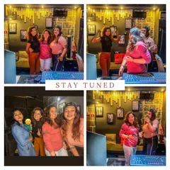 Behind the scenes at a studio session with the 'wonder women' I collaborated with for a birthday treat release. The energy in the studio is always electric.