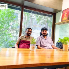 Our founders, Rahul Durke and Rahul Jayaswal, brainstorming how to make our surroundings greener. Their shared passion is about creating spaces that not only look good but feel good too.