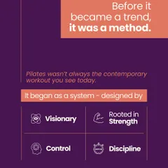 Before it became a global trend, Pilates was a system founded on four key pillars: it was visionary, rooted in strength, and demanded control and discipline. We teach the method with the same respect for these foundational ideas.