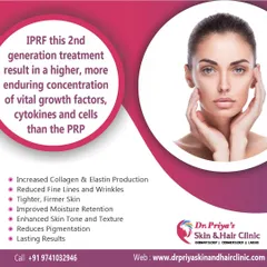 IPRF is a second-generation treatment that yields a higher, more enduring concentration of vital growth factors, cytokines, and cells than traditional PRP. This leads to increased collagen production, reduced wrinkles, and lasting results.