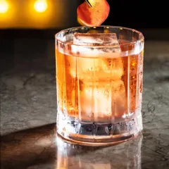 A moody cocktail shot for Hakkasan's festive menu. I used atmospheric bar lighting with soft bokeh in the background to create an intimate and celebratory vibe, making the drink the star of the show.