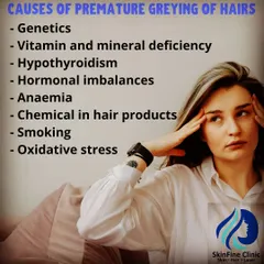 Premature greying can be caused by more than just genetics. Factors like vitamin deficiencies, thyroid issues, anaemia, and even stress can play a significant role. Identifying the cause is the first step in managing the condition.
