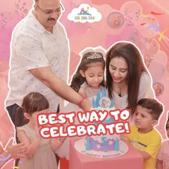 The best way to celebrate is with family, friends, and a delicious cake! We make sure every birthday cake cutting is a special moment surrounded by loved ones.