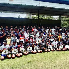 A proud moment from one of our Muay Thai grading camps. We believe in testing our skills and celebrating every achievement, from the youngest students to our seasoned fighters.