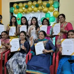 Nothing makes me happier than seeing a batch of students successfully complete their training. This is a group of newly certified mehendi artists from one of my recent courses, ready to start their own professional journeys.