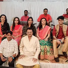 The wonderful team from a Lagnageet show in Kandivali. It takes a village to create musical magic, and I'm so grateful for my talented fellow artists.