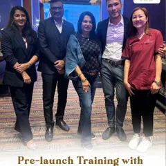 With the GAIN Galderma team and international trainers during the pre-launch training for Sculptra. Continuous education is key to mastering new and effective bio-stimulatory treatments.